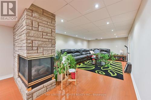 28 Delhi Crescent, Markham, ON - Indoor Photo Showing Other Room With Fireplace