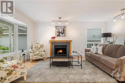 1208 Whiterock Street, Ottawa, ON - Indoor Photo Showing Living Room With Fireplace