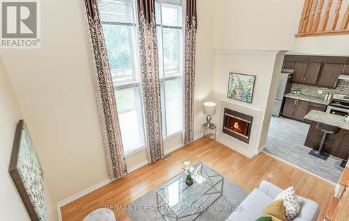 58 Havelock Gate, Markham, ON - Indoor Photo Showing Living Room With Fireplace