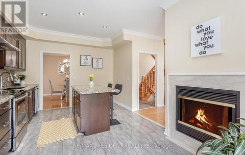 58 Havelock Gate, Markham, ON - Indoor Photo Showing Other Room With Fireplace