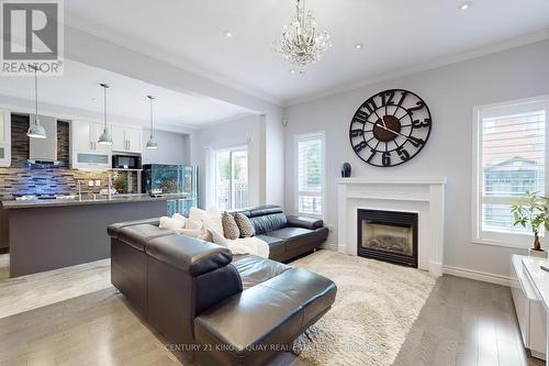 12 Maffey Crescent, Richmond Hill, ON - Indoor Photo Showing Living Room With Fireplace