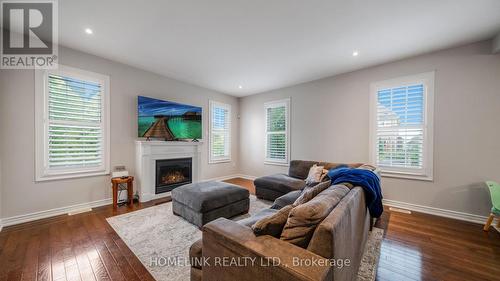 1643 Coldstream Drive, Oshawa (Taunton), ON - Indoor Photo Showing Living Room With Fireplace