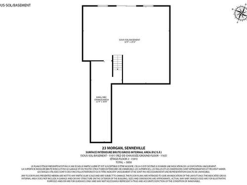 Plan (croquis) - 23 Av. Morgan, Senneville, QC - Other