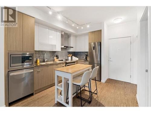 1770 Richter Street Unit# 208, Kelowna, BC - Indoor Photo Showing Kitchen With Stainless Steel Kitchen