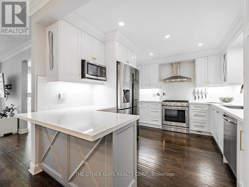 89 Alhart Drive, Toronto (Thistletown-Beaumonde Heights), ON - Indoor Photo Showing Kitchen With Stainless Steel Kitchen With Upgraded Kitchen