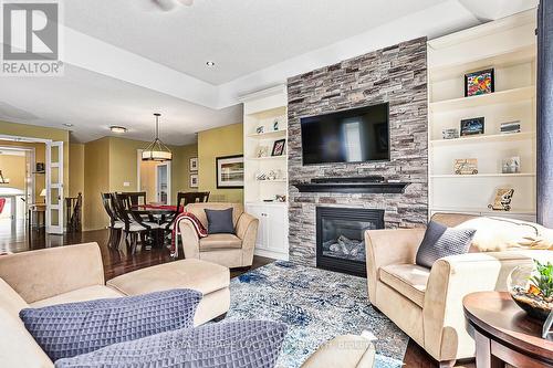 44 Starboard Circle, Wasaga Beach, ON - Indoor Photo Showing Living Room With Fireplace