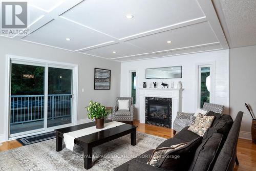 266 Spruce Street, Clearview (Stayner), ON - Indoor Photo Showing Living Room With Fireplace