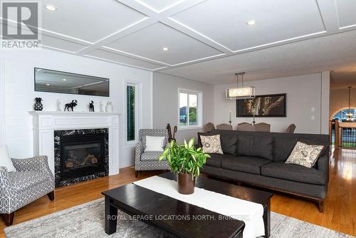 266 Spruce Street, Clearview (Stayner), ON - Indoor Photo Showing Living Room With Fireplace