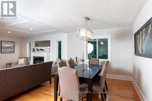 266 Spruce Street, Clearview (Stayner), ON - Indoor Photo Showing Dining Room With Fireplace