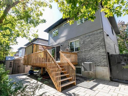 Backyard - 5353  - 5355 Rue Domville, Longueuil (Saint-Hubert), QC - Outdoor With Deck Patio Veranda With Exterior