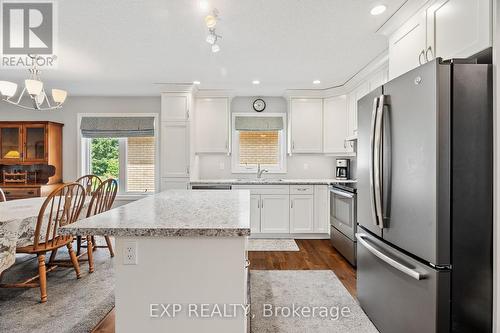 Nice sized island to prepare food, or entertain. - 295 Station Street, North Middlesex (Parkhill), ON - Indoor Photo Showing Kitchen With Upgraded Kitchen