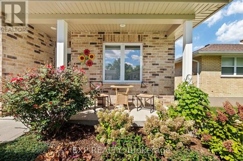 Covered porch fantastic spot for a morning coffee. - 295 Station Street, North Middlesex (Parkhill), ON - Outdoor With Deck Patio Veranda