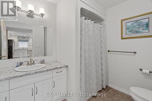 Main bathroom with walk-in shower. - 295 Station Street, North Middlesex (Parkhill), ON - Indoor Photo Showing Bathroom