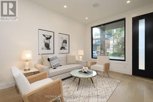 23 Cavell Avenue, Toronto (North Riverdale), ON - Indoor Photo Showing Living Room