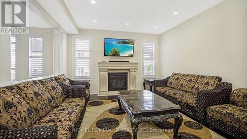 57 Hanbury Crescent, Brampton, ON - Indoor Photo Showing Living Room With Fireplace