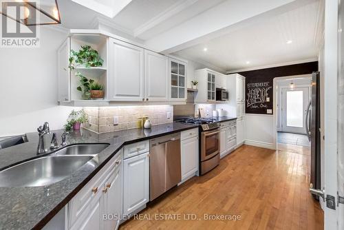 158 Phyllis Avenue, Toronto (Cliffcrest), ON - Indoor Photo Showing Kitchen With Double Sink