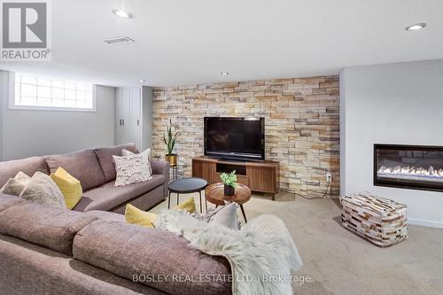 158 Phyllis Avenue, Toronto (Cliffcrest), ON - Indoor Photo Showing Living Room With Fireplace