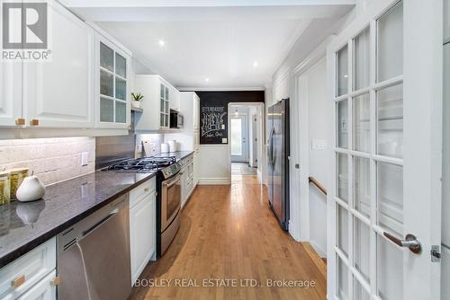 158 Phyllis Avenue, Toronto (Cliffcrest), ON - Indoor Photo Showing Kitchen With Double Sink