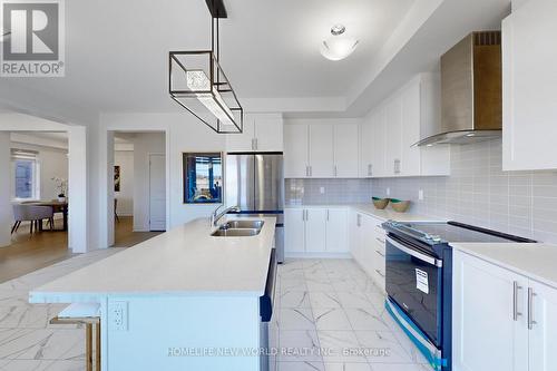 20 Marlene Johnstone Drive, East Gwillimbury (Holland Landing), ON - Indoor Photo Showing Kitchen With Double Sink With Upgraded Kitchen