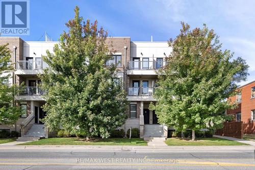 111 - 256 Royal York Road, Toronto (Mimico), ON - Outdoor With Balcony With Facade