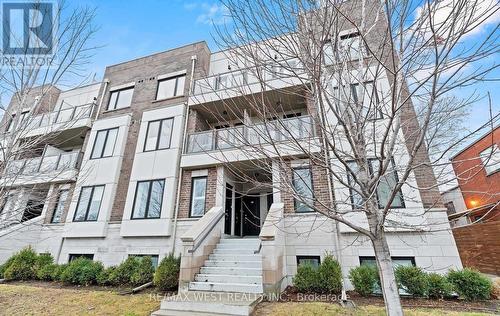 111 - 256 Royal York Road, Toronto (Mimico), ON - Outdoor With Balcony With Facade