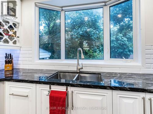 1451 Credit Woodlands Court, Mississauga (Erindale), ON - Indoor Photo Showing Kitchen With Double Sink