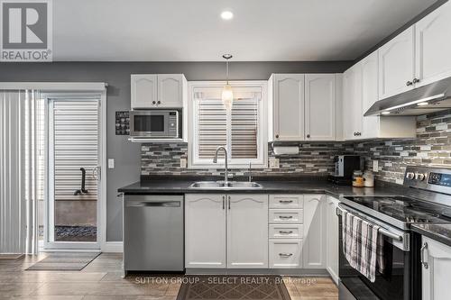 50 Crimson Crescent, London, ON - Indoor Photo Showing Kitchen With Double Sink