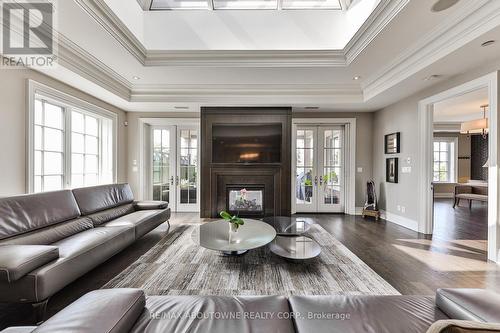 404 - 261 Church Street, Oakville, ON - Indoor Photo Showing Living Room With Fireplace