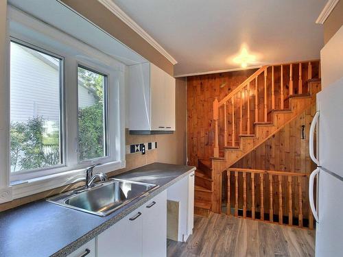 Cuisine - 600 2E Avenue, Malartic, QC - Indoor Photo Showing Kitchen With Double Sink