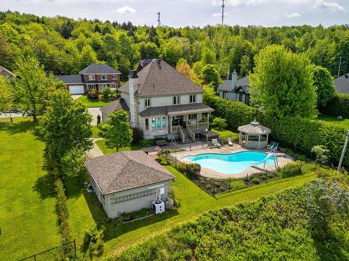 Photo aÃ©rienne - 1830 Rue De Valencay, Sherbrooke (Fleurimont), QC - Outdoor With In Ground Pool