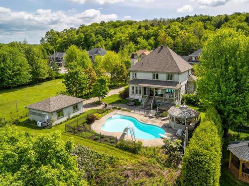 Photo aÃ©rienne - 1830 Rue De Valencay, Sherbrooke (Fleurimont), QC - Outdoor With In Ground Pool