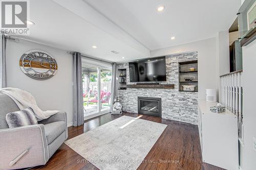 1 Columbia Road, Barrie (Holly), ON - Indoor Photo Showing Living Room With Fireplace