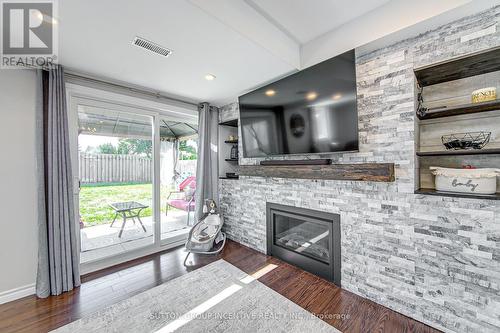 1 Columbia Road, Barrie, ON - Indoor Photo Showing Living Room With Fireplace