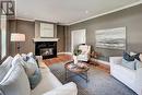 1492 Broadmoor Avenue, Mississauga (Mineola), ON  - Indoor Photo Showing Living Room With Fireplace 