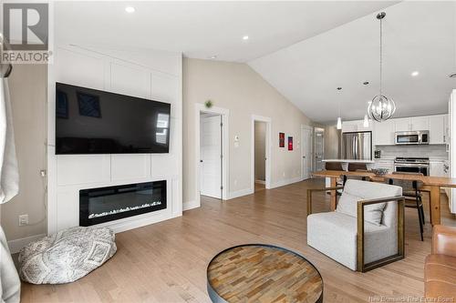 400 Glengrove Road, Moncton, NB - Indoor Photo Showing Living Room With Fireplace