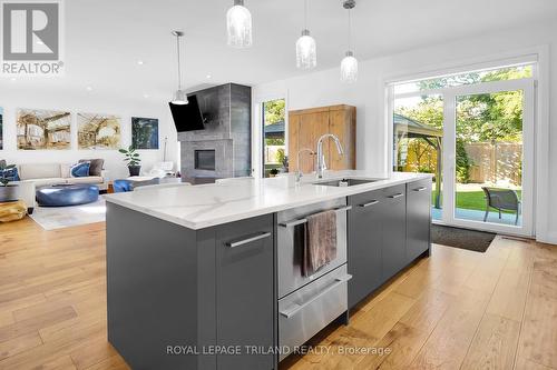 2438 Red Thorne Avenue, London, ON - Indoor Photo Showing Kitchen With Upgraded Kitchen