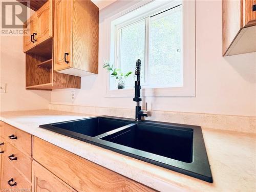 5797 Highway 17 E, Mattawa, ON - Indoor Photo Showing Kitchen With Double Sink