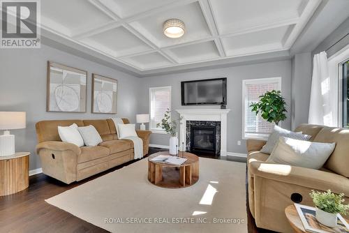 15 William Fair Drive, Clarington (Bowmanville), ON - Indoor Photo Showing Living Room With Fireplace