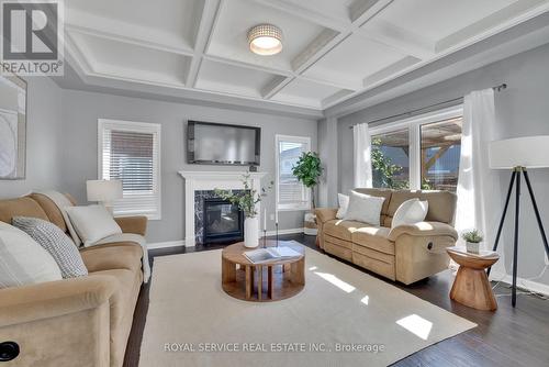 15 William Fair Drive, Clarington (Bowmanville), ON - Indoor Photo Showing Living Room With Fireplace