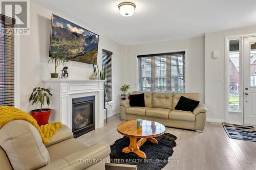 307 Billington Close, Peterborough (Northcrest), ON - Indoor Photo Showing Living Room With Fireplace