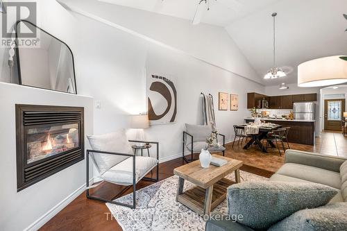 7 Chadwin Drive, Kawartha Lakes (Lindsay), ON - Indoor Photo Showing Living Room With Fireplace