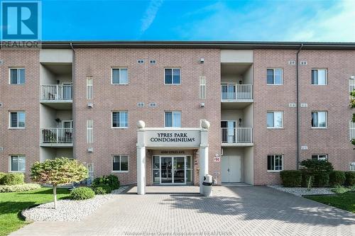 4500 Ypres Unit# 306, Windsor, ON - Outdoor With Balcony With Facade