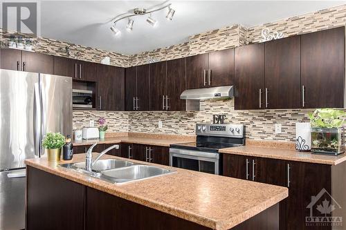 Kitchen - 1831 Arrowgrass Way, Ottawa, ON - Indoor Photo Showing Kitchen With Double Sink With Upgraded Kitchen