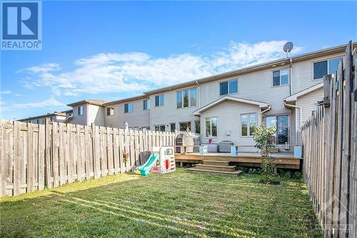 Fenced Backyard - 1831 Arrowgrass Way, Ottawa, ON - Outdoor With Exterior