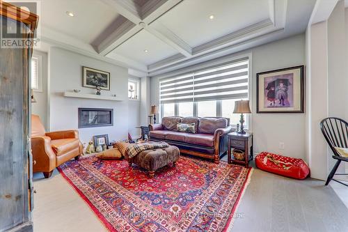 95 Bremner Street, Whitby (Rolling Acres), ON - Indoor Photo Showing Living Room With Fireplace