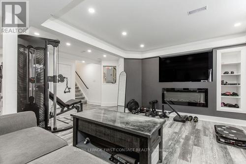 30 Livia Herman Way, Barrie, ON - Indoor With Fireplace