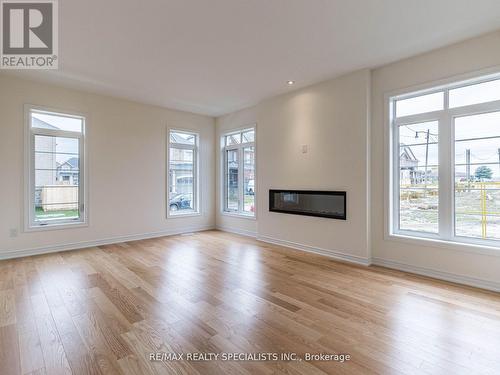 14 Donald Stewart Road, Brampton (Northwest Brampton), ON - Indoor Photo Showing Living Room With Fireplace