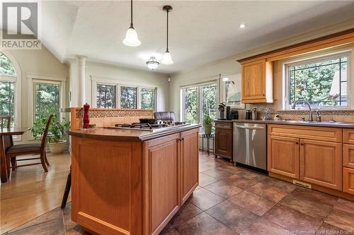 90 Bonaventure Street, Dieppe, NB - Indoor Photo Showing Kitchen With Double Sink