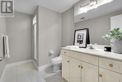 Lower level bathroom - 