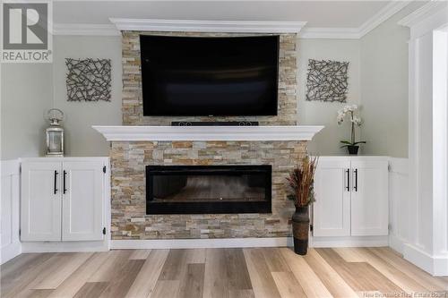 67 Eastwood Avenue, Moncton, NB - Indoor Photo Showing Living Room With Fireplace